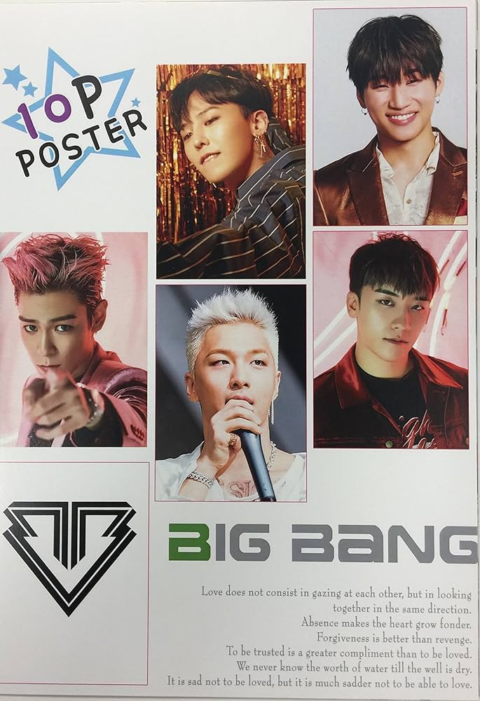 BIGBANG フォトポスター Amazon.com: Fancy105 Kpop Bigbang Photo Posters (10 Pieces